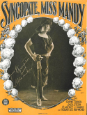 Syncopate, Miss Mandy, Sophie Tucker; Jack Stern; Clarence J. Marks; Norah Lee Haymond, 1922