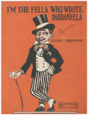 I'm The Fella Who Wrote Dardanella, James Kendis; James Brockman, 1920
