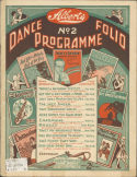Albert's Dance Programme Folio No 2, (EXTRACTED), 1931