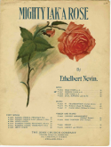 Mighty Lak'A Rose, Ethelbert Nevin, 1901