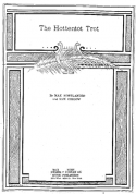 The Hottentot Trot, Max Kortlander; Sam Coslow, 1924