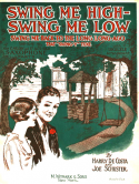 Swing Me High - Swing Me Low, Harry De Costa; Joe Schuster, 1926