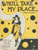 Who'll Take My Place, Billy Fazioli, 1922