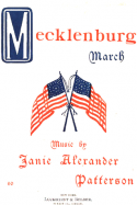 Mecklenburg March, Janie Alexander Patterson, 1909