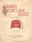 Shriner Conclave Blues, Ray Harrison, 1921