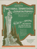 The Woman Suffrage Blues, E. S. S. Huntington, 1921