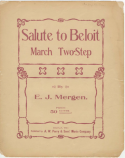 Salute To Beloit, E. J. Mergen, 1911