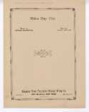 Make Hay-Hay, Carey Morgan, 1924