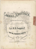 Carroll Schottisch, M. Carroll Smith, 1861