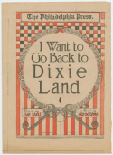 I Want To Go Back To Dixie Land, George Botsford, 1913