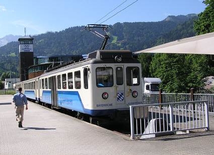 First train to Zugspitz