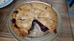 Olallieberry Pie