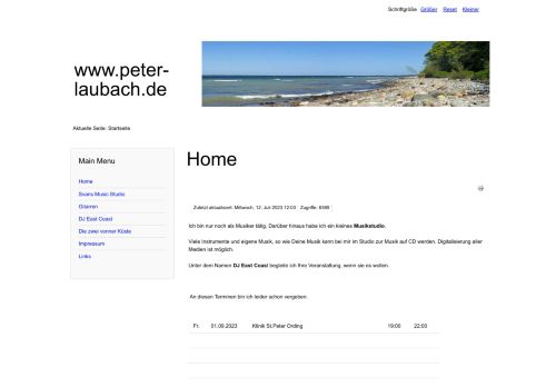 Web site for "Peter Laubach"