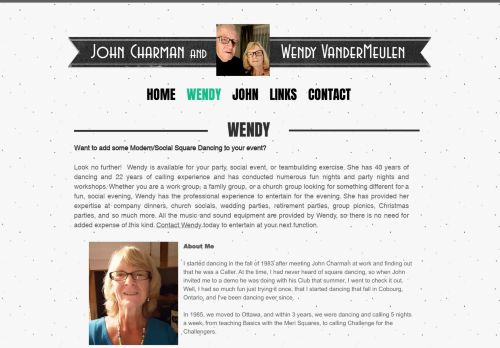 Web site for "Wendy VanderMeulen"