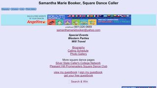 Web site for "Samantha Marie Booker"