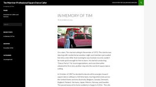 Web site for "Tim Marriner"