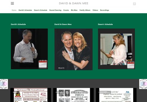 Web site for "David Mee"