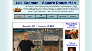 Web site for "Lee Kopman"