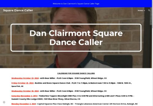 Web site for "Dan Clairmont"