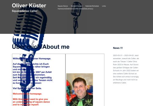 Web site for "Oliver Kuester"