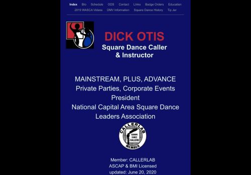Web site for "Richard "Dick" Otis"
