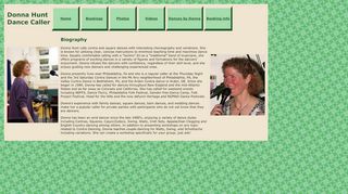 Web site for "Donna Hunt"