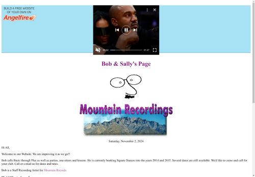 Web site for "Bob Wilcox"