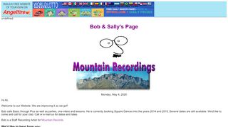 Web site for "Bob Wilcox"