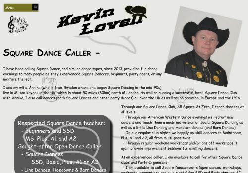 Web site for "Kevin Lovell"