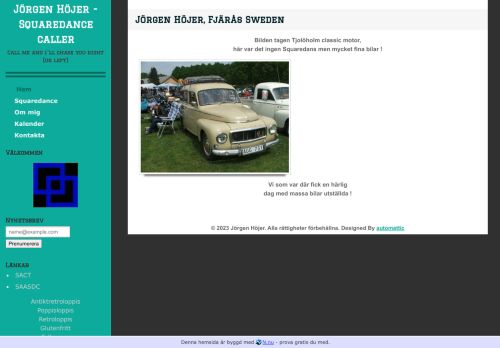 Web site for "Jörgen Höjer"