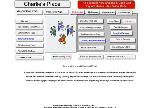 Web site for "Charlie Trapp"