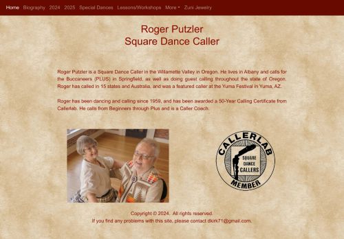 Web site for "Roger Putzler"
