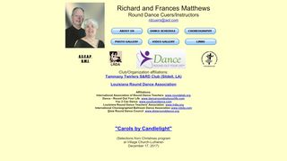 Web site for "Richard and Frances Matthews"