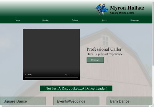 Web site for "Myron Hollatz"