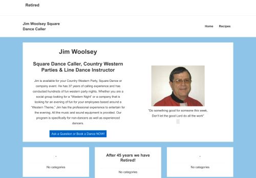 Web site for "Jim Woolsey"
