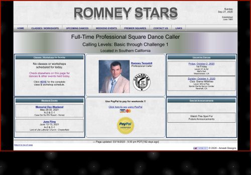 Web site for "Romney Tannehill"