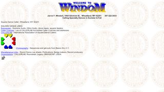 Web site for "Jarvis Windom"
