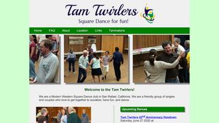 Web site for "Tam Twirlers"