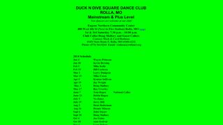 Web site for "Duck 'n' Dive"
