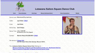 Web site for "Lotawana Sailors"