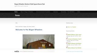 Web site for "Wagon Wheelers"