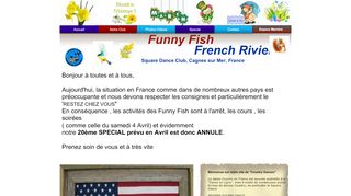 Web site for "Funny Fish French Riviera"