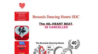 Web site for "Brussels Dancing Hearts"
