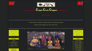 Web site for "Cripple Creek Cloggers"