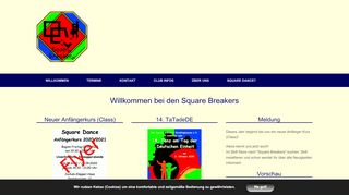 Web site for "Square Breakers"