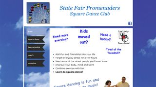 Web site for "State Fair Promenaders"