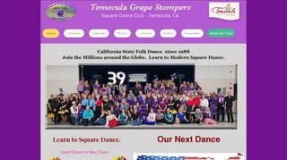 Web site for "Grapestompers"