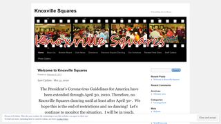Web site for "Knoxville Squares"