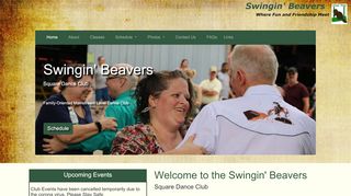 Web site for "Swingin' Beavers"