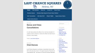 Web site for "Last Chance Squares"
